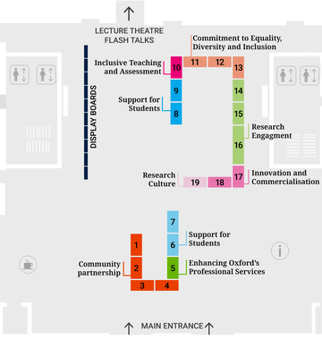 Map of Exhibitor Stands